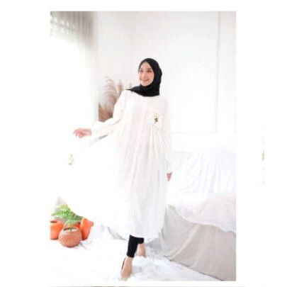 NADIRA LONG TUNIK - KATUN MADINA - PAKAIAN WANITA - BISA COD