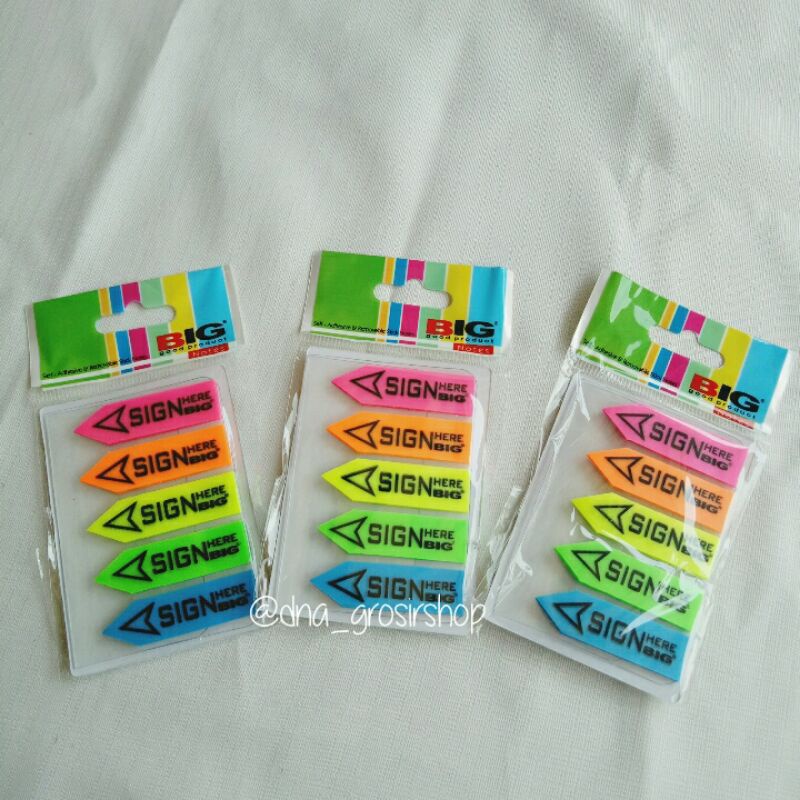 

Stick Note Big Sign Here 5 Warna / Sticky Notes index