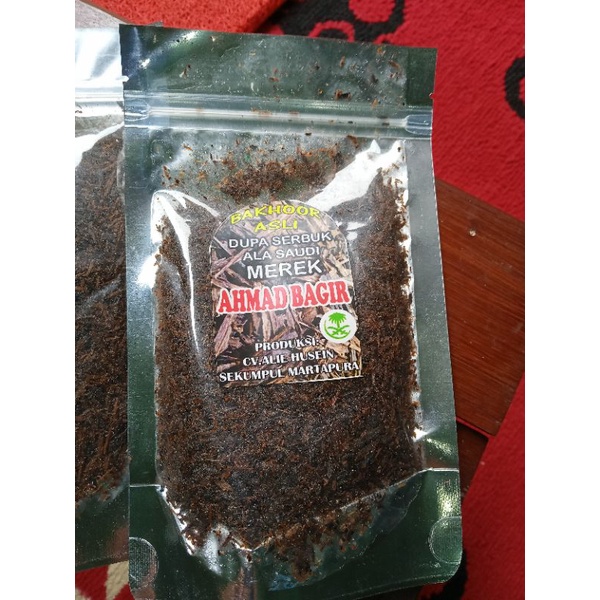 Dupa wangi Ahmad Bagir serbuk