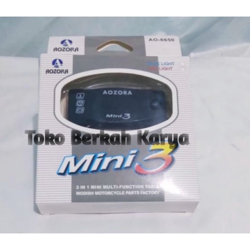 volt meter 3in1 Volt meter aki suhu jam