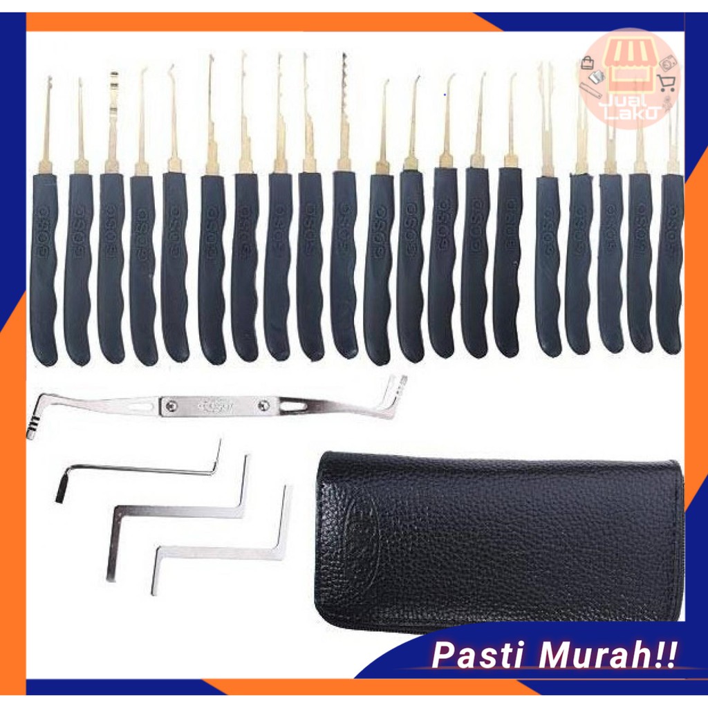 Lock pick Set Alat Pembuka / Pembobol Gembok Pintu Goso