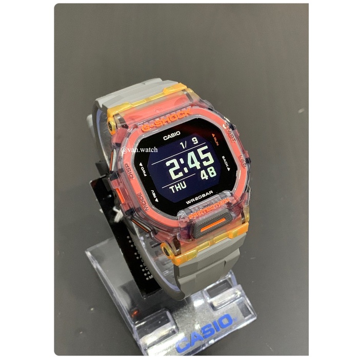 jam tangan digital pria casio gshock gbd 200sm 1a5 original