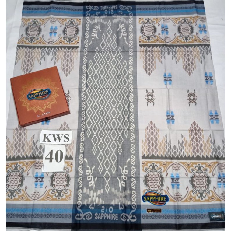 SARUNG SAPPHIRE CCT KEMBANG // SAPPHIRE JACQUARD SONGKET //SAPPHIRE KAWUNG SONGKET // SAPPHIRE SPK K