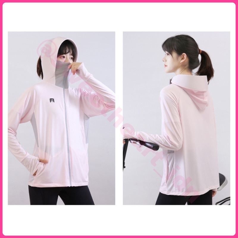 Jaket Wanita anti UV Jaket Anti Matahari Parasut Waterproof Sun Jaket Anti UV