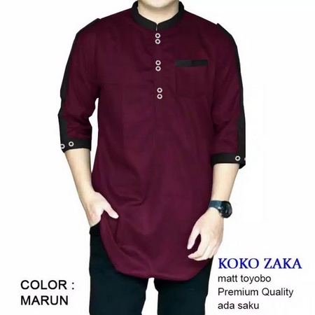KOKO ZAKA, Baju koko Pria,