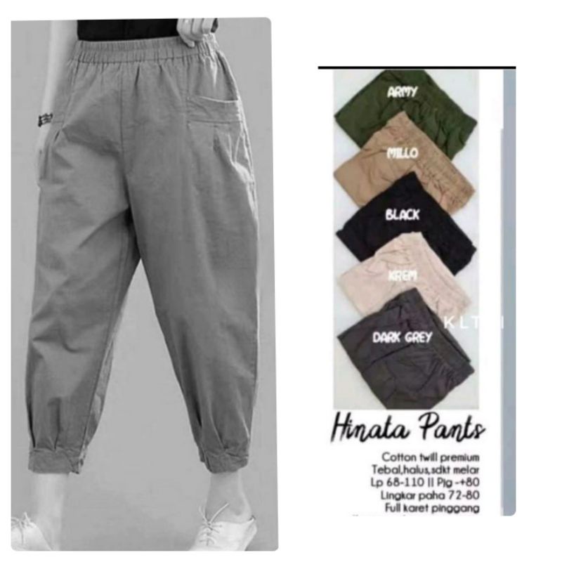 Laddy pants/ukuran M-L-XL-XXL-XXXL-4L / celana catton tuwill strid/celana kasual wanita