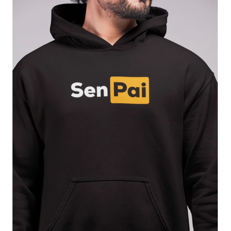 Hoodie Senpai Hub Logo Premium Unisex