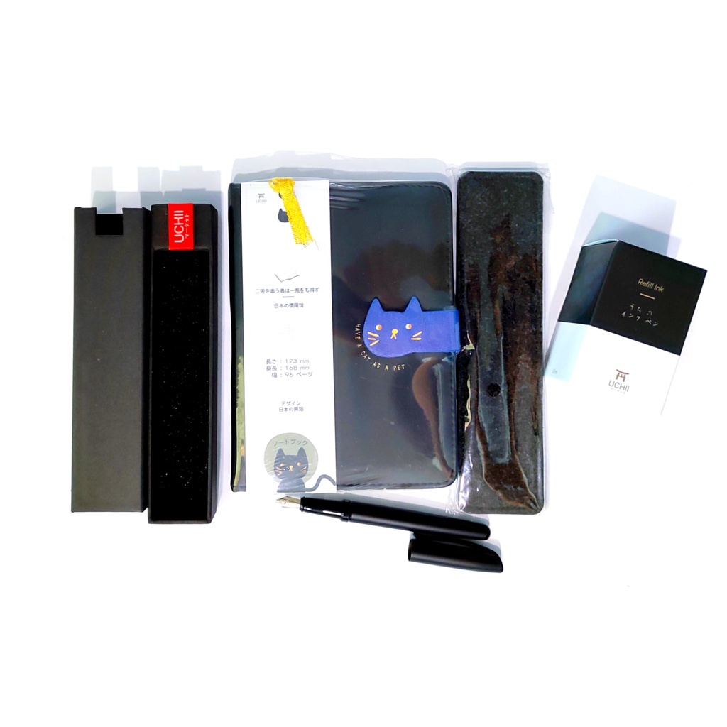 

Alat starter kit calligraphy / Note Book B6 / Refill Ink / Fountain Signature Pen | Pulpen / Pena Tinta Isi Ulang / Hadiah / Kado / Hampers
