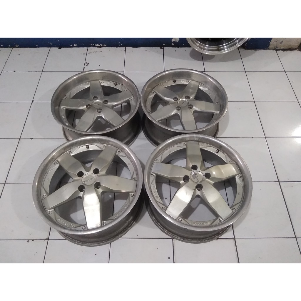 velg mobil  seken estatus ring 18x8 pd 4x100 seken murah