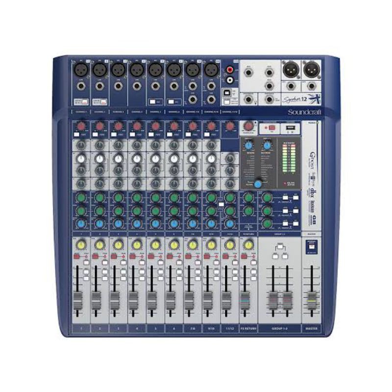 MIXER SOUNDCRAFT SIGNATURE 12 EFFECT LEXICON