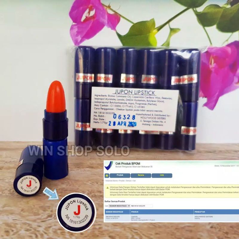 JUPON MINI LIPSTIK ORIGINAL