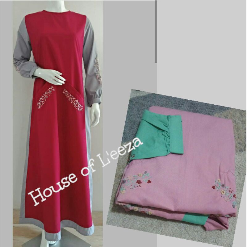 Gamis DANTY ORIGINAL Sulam tangan