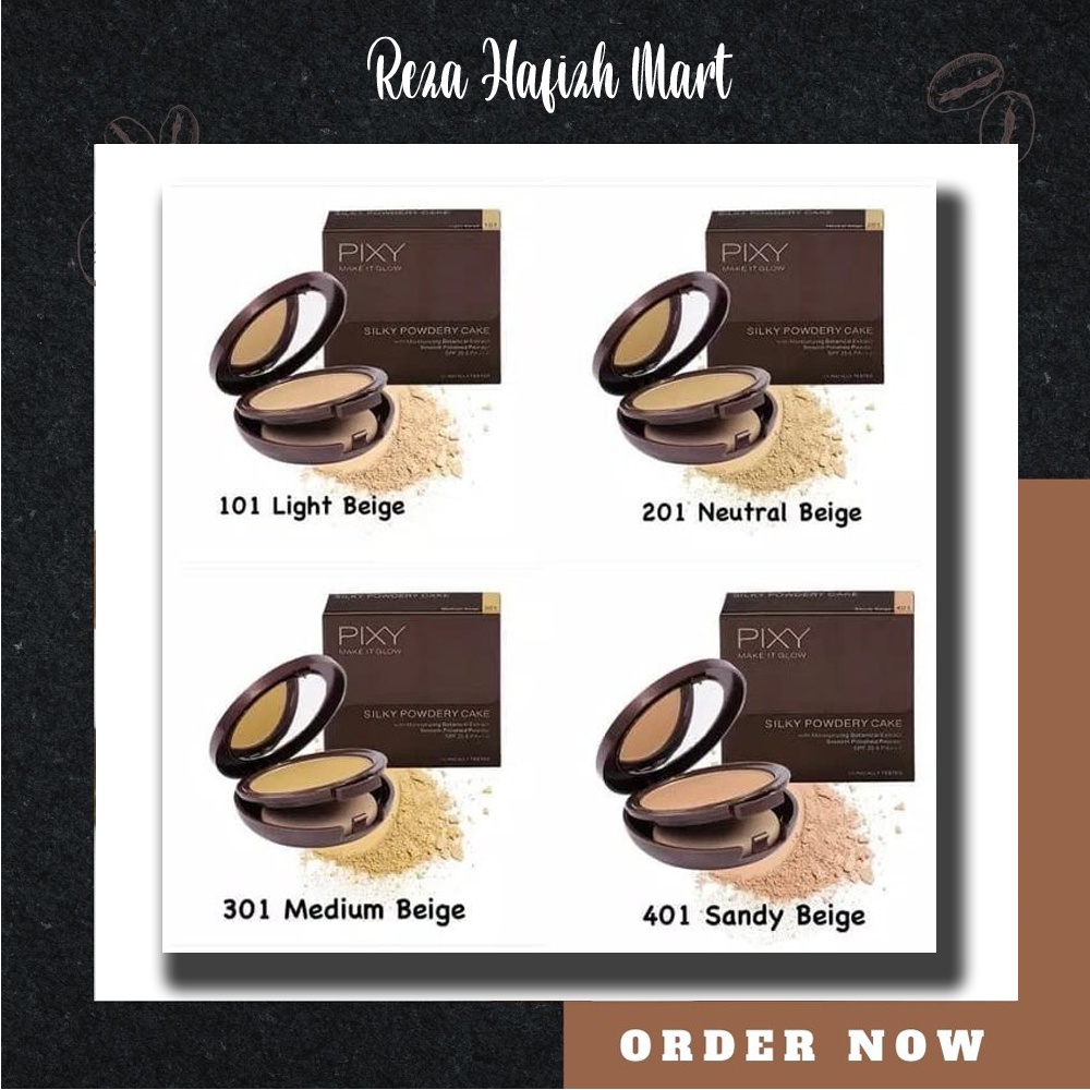 Pixy Make it Glow Silky Powder Cake  Bedak Wajah PIXY MAKE IT GLOW SILKY POWDER CAKE Make Up Wajah K