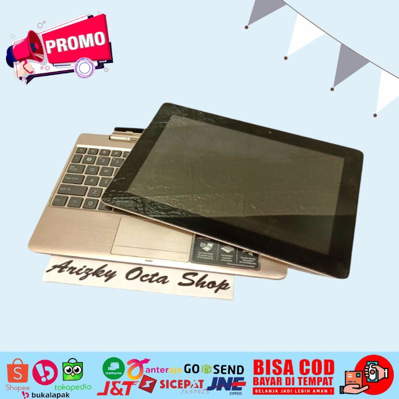 NETBOOK ASUS TRANSFORMER TABLET - Touchscreen  Intel Atom Ram 2GB Micro Sd 64GB Ready Stok