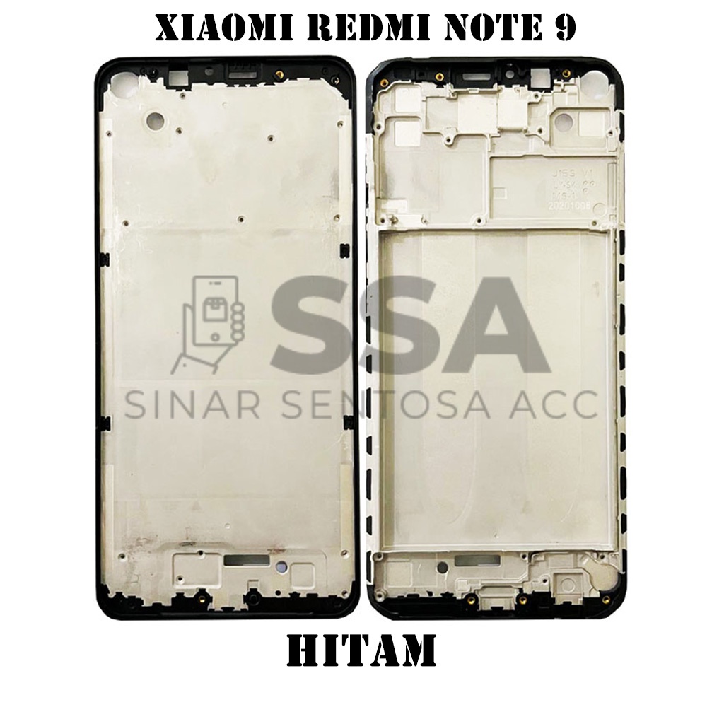 Tulang Tengah Middle Frame LCD Xiaomi Redmi Note 9 Original 100% Tulang Casing Bezel Bezzel Bazel Handphone HP Ori Original Awet Murah Note9