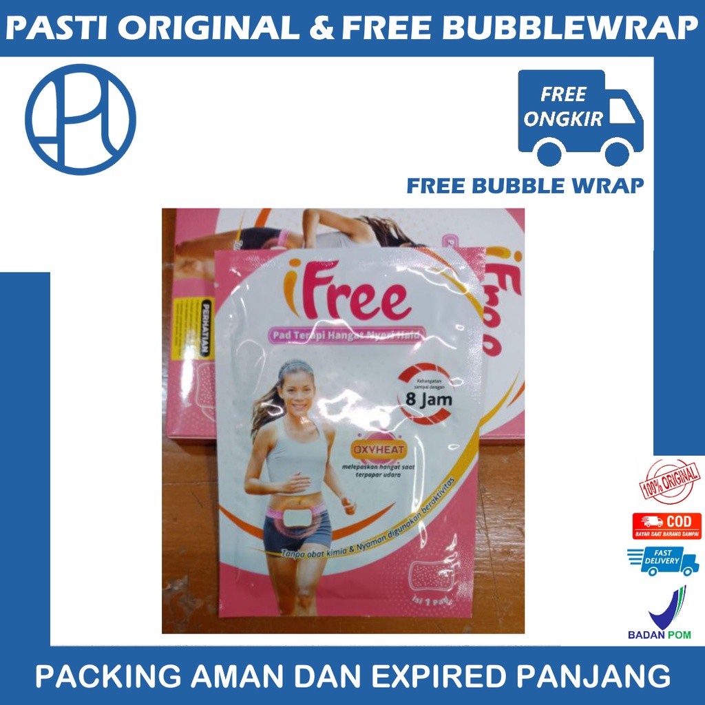 IFREE PAD 1 SACHET MEREDAKAN NYERI HAID DATANG BULAN MENS I FREE