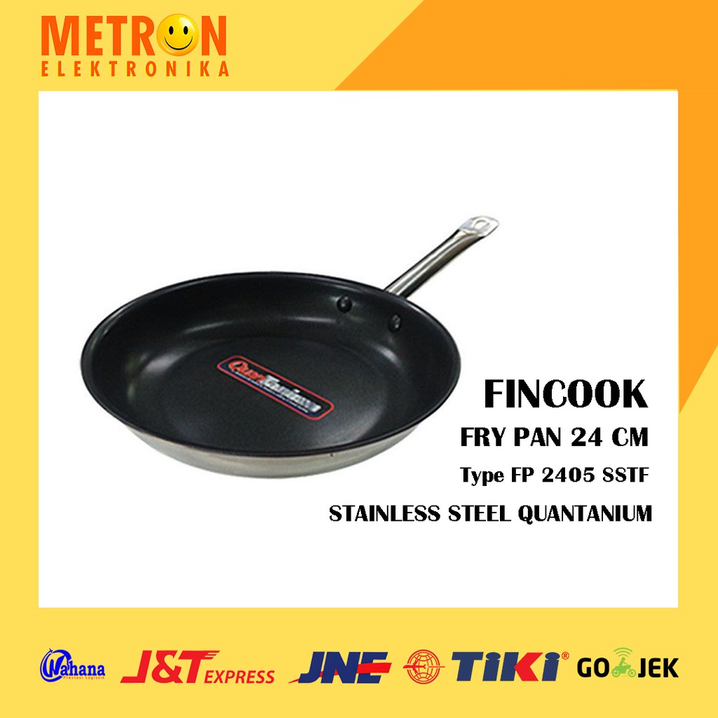 FINCOOK FP 2405 SSTF / STAINLESS STEEL QUANTANIUM FRY PAN 24 CM / FP2405SSTF