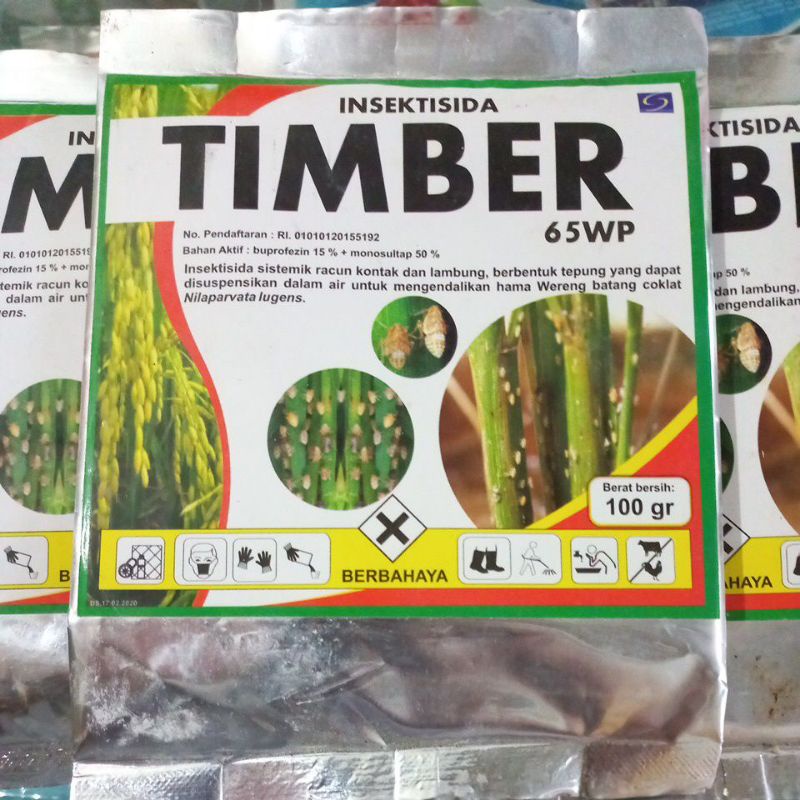 Insektisida TIMBER 65WP 100 Gram Buprofezin + Monosultap