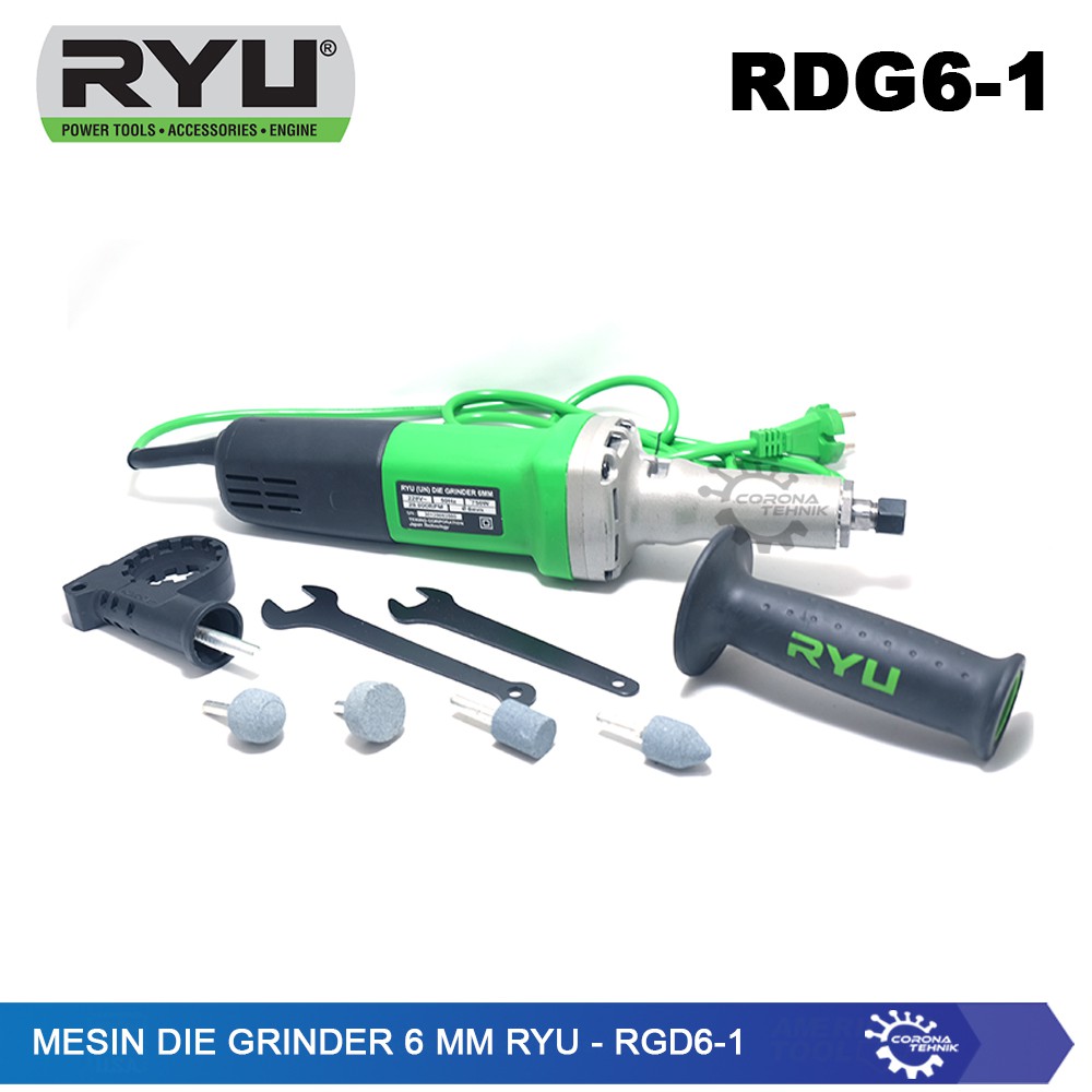 Ryu - RGD6-1 - Mesin Die Grinder - Gerinda Botol 6 mm