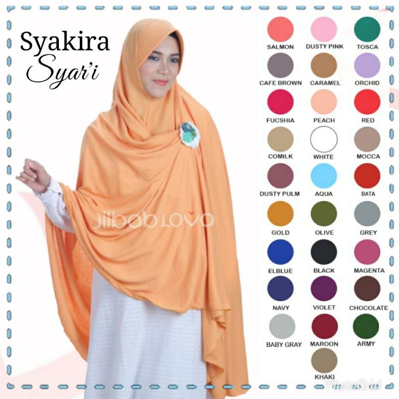 GROSIR JILBAB HIJAB KHIMAR KERUDUNG BERGO JOKAM SYAKIRA SYAR'I PET ANTEM SIZE 5XL KAIN KAOS JOKAM GA