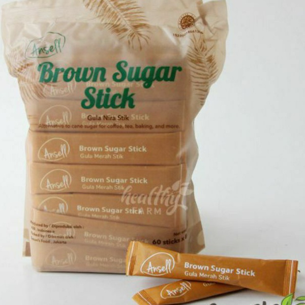 Gula Merah Ansell Brown Sugar Stick Harga per 5 sachet