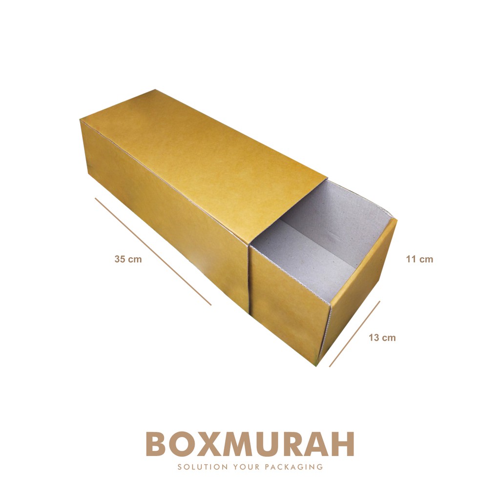 

Kardus Slidding Box - Uk. 35 x 13 x 11 cm - boxslidding/kardusslidding/kemasanslidding/paperslidding