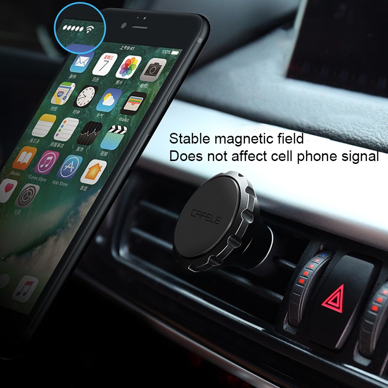 Cafele Car Magnet Phone Holder Universal | Magnetic Air Vent / Dashboard