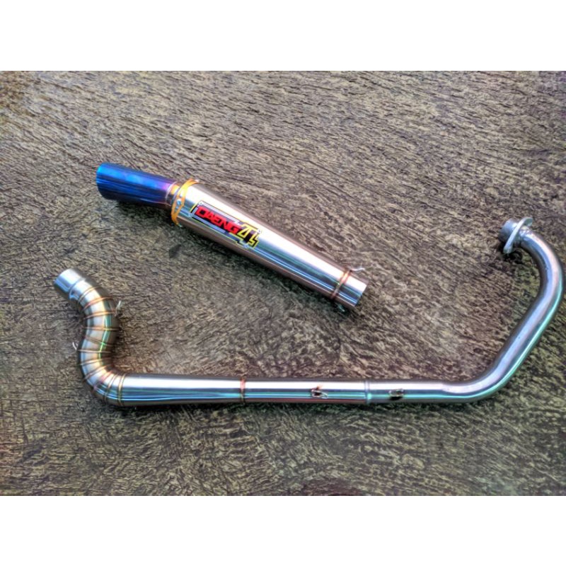 knalpot kanan kobra daeng4 DS4 Thailand PNP Satria Fu Vixion