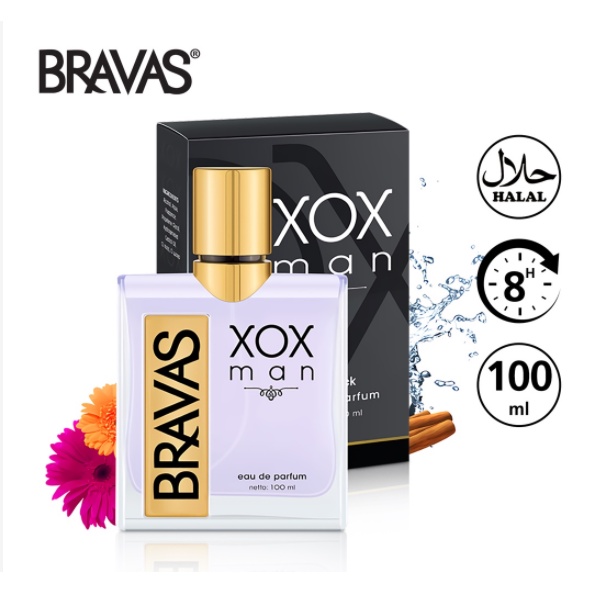 BRAVAS XOX Man Eau De Parfum 100ml Black