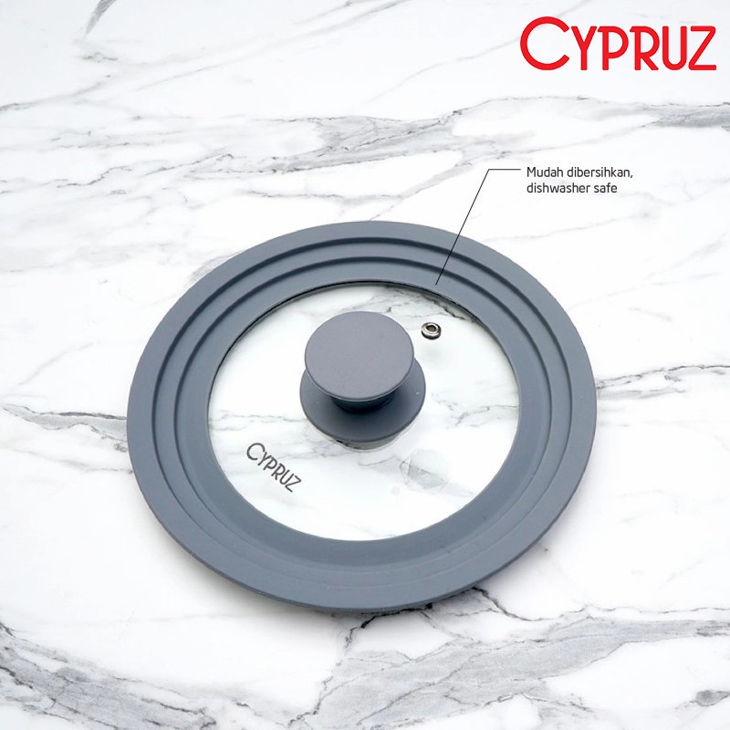 Cypruz Silicone Multi Size Tutup Kaca / Lid 30 cm SP-0802