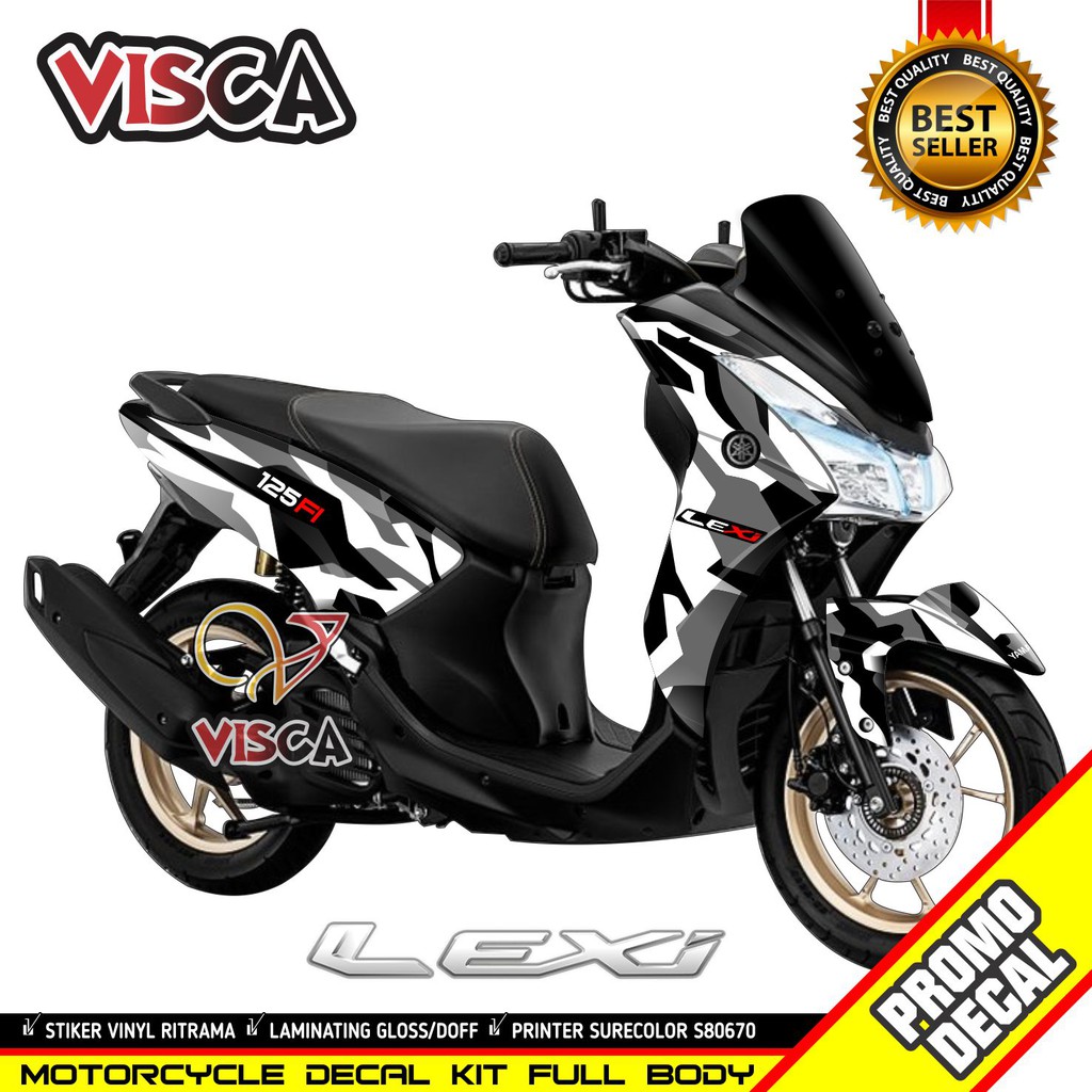 Decal Stiker Yamaha Lexi Camo