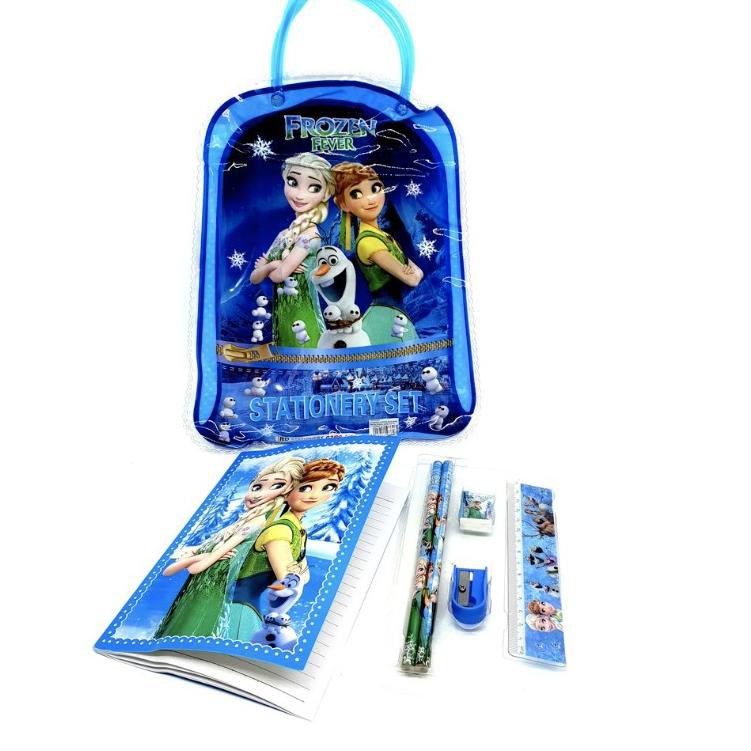 

STAR DuaWarna Stationary Set Free Bag Set Alat Tulis Anak Sekolah Motif Kartu Bonus Tas Penyimpanan