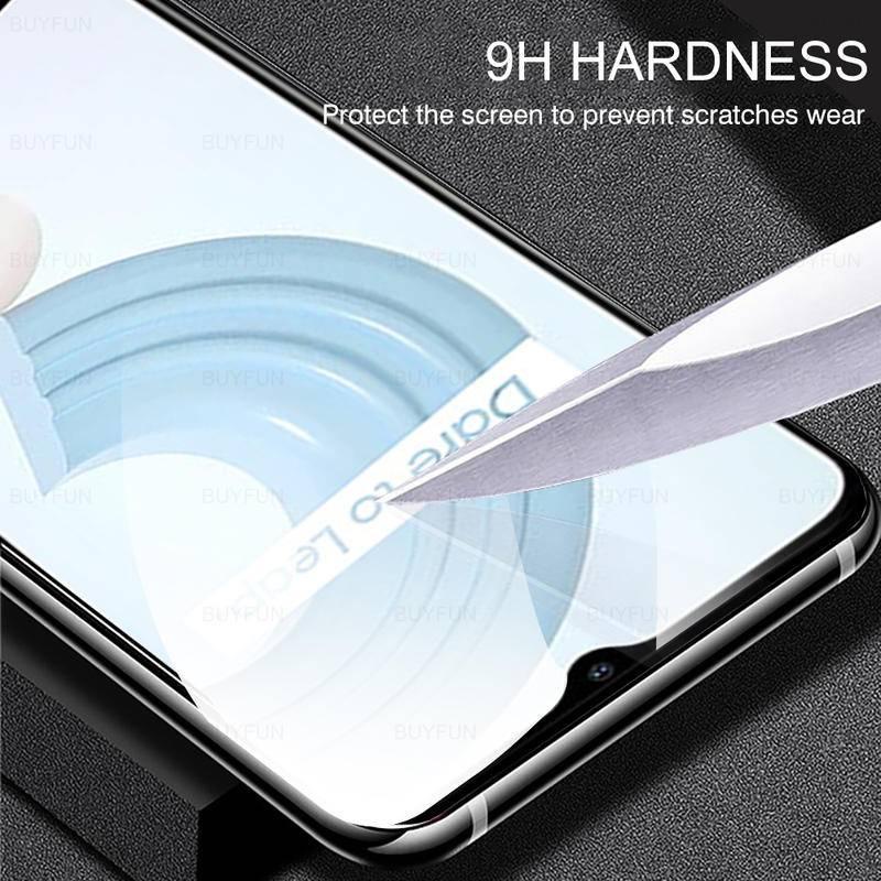 realmi c21 glass 2pcs tempered glasses for realm realme c21 c 21 y c21y c 11 c11 2021 protective glass screen protectors film