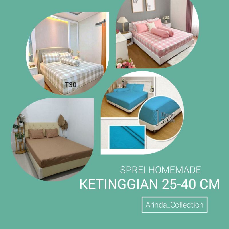 SPREI KETINGGIAN 25-40CM | FULL SET