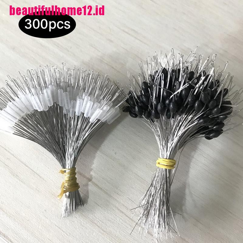 300 Pcs Stopper Apung Bahan Karet Bentuk Silinder Untuk Memancing