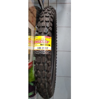 (CRF150) - (KLX150) - (WR155) BAN DUNLOP 300-21 DUAL PURPOSE- BAN LUAR DUNLOP BAN STANDAR