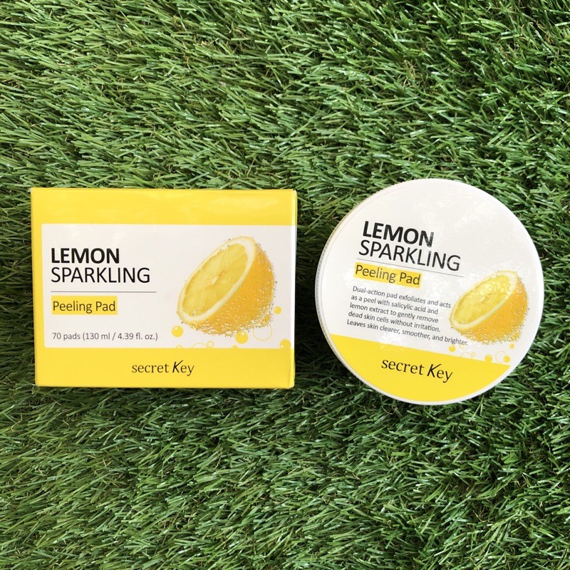 Secret Key Lemon Sparkling Peeling Pad 70 Pads (130 ml)
