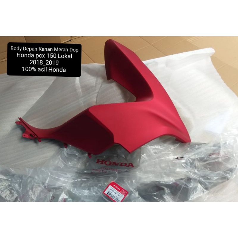 Body Depan kanan merah Dop Honda pcx 150 Lokal