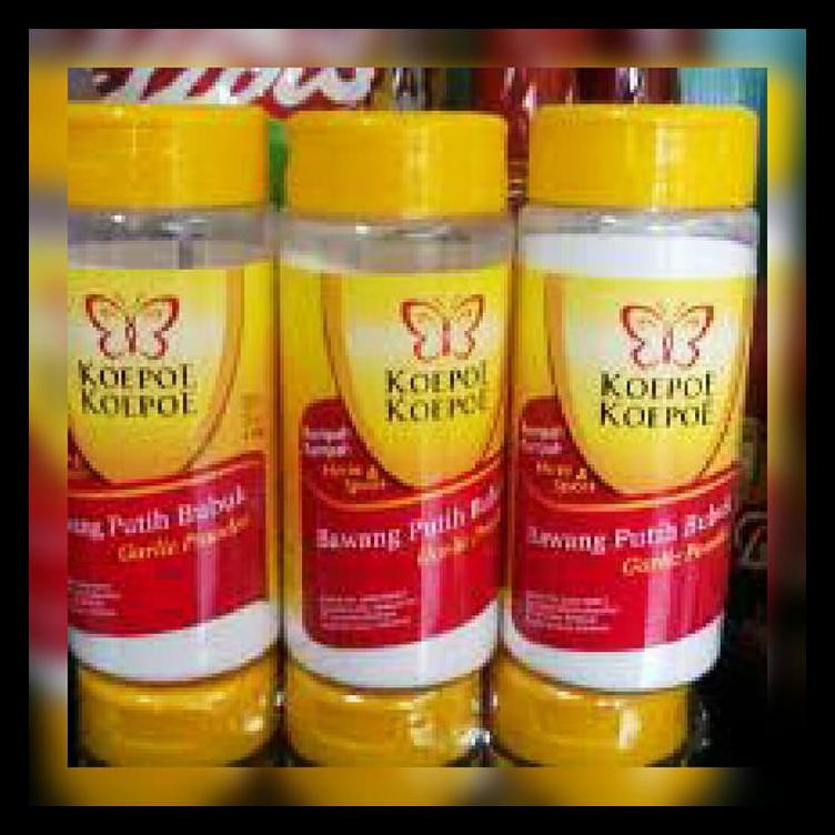 

Bawang Putih Bubuk Koepoe Koepoe, Garlic Powder 130Gram Bermutu