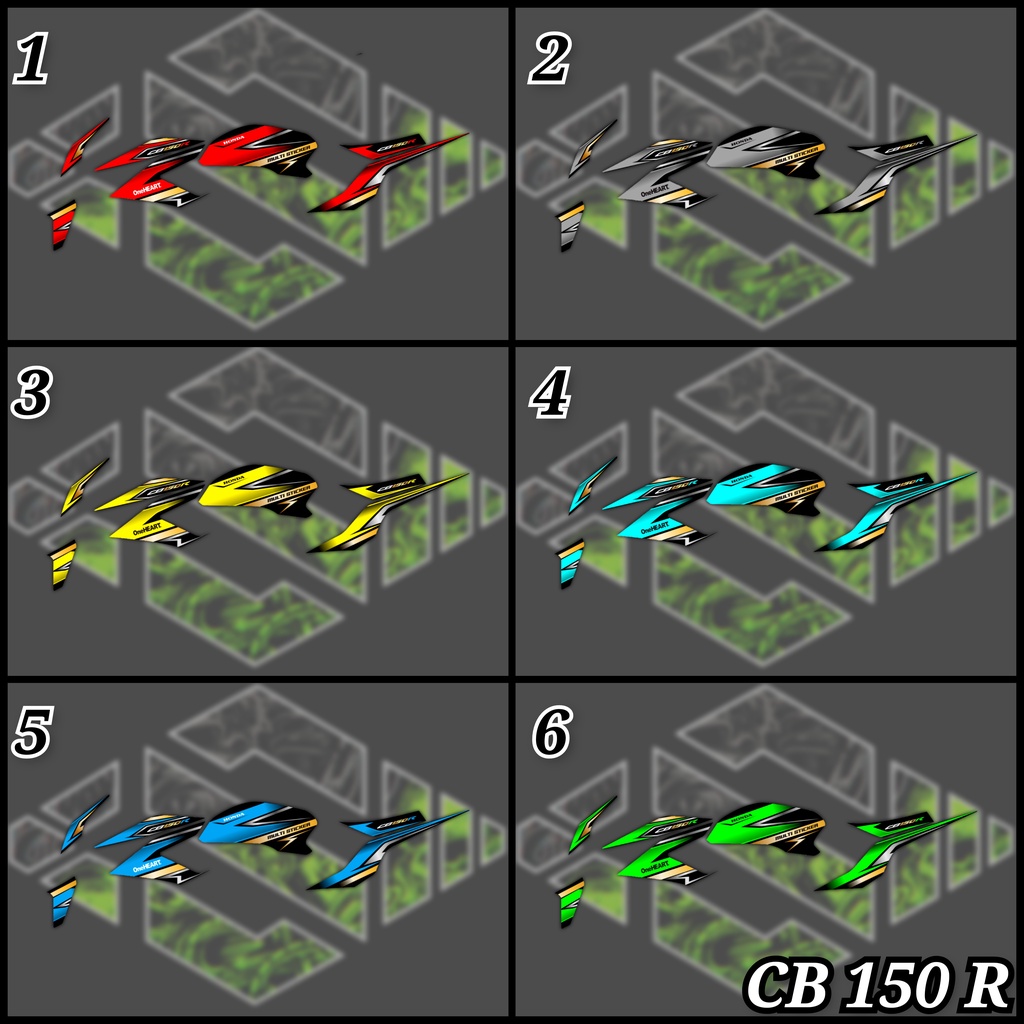 Stiker Motor Variasi Honda CB150 R / Striping Variasi CB150 R