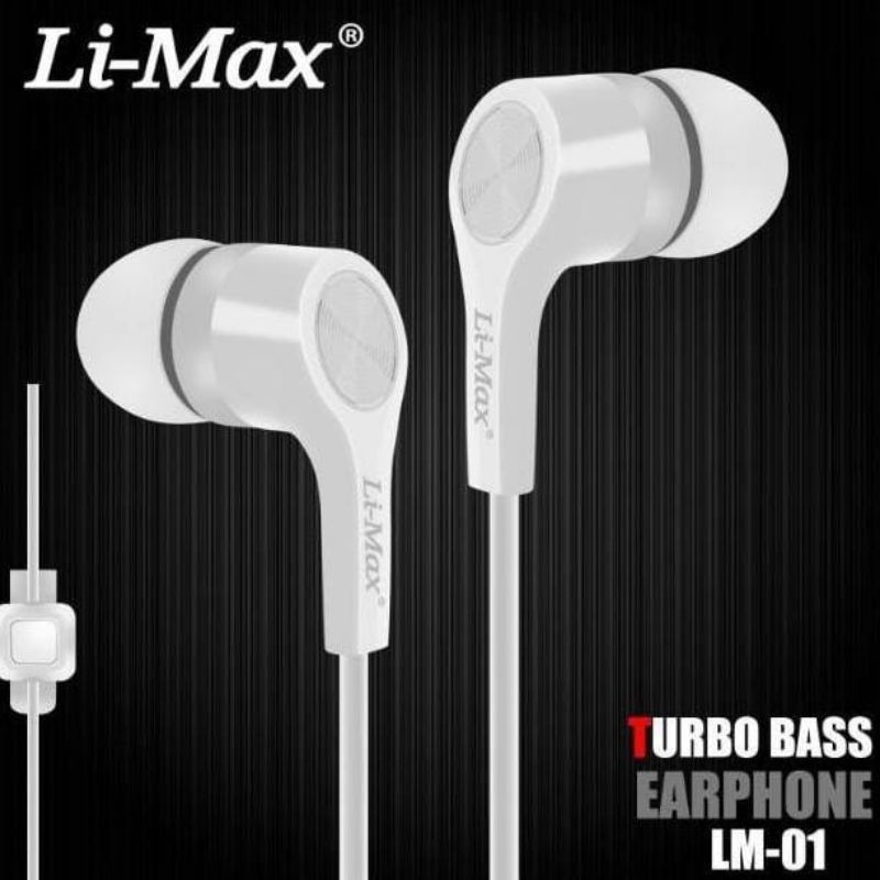 Headset Li-MaxTurbo LM-01 Handsfree Earphone LiMax LM-01 Extra Bass-2