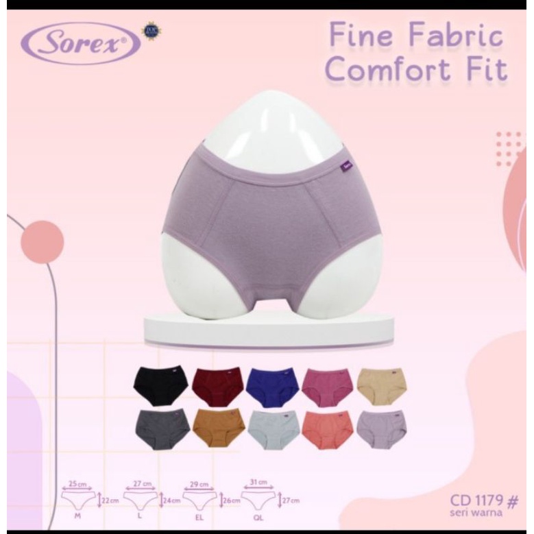 Celana dalam wanita Sorex 1179 comfort fit