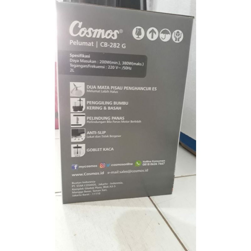 Blender Cosmos CB 282G kapasitas 2lt