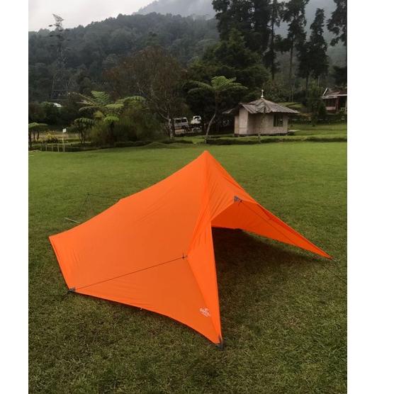 Barang Pilihan.. Flysheet tenda camping nylon 20d ultralight flysheet buscraft