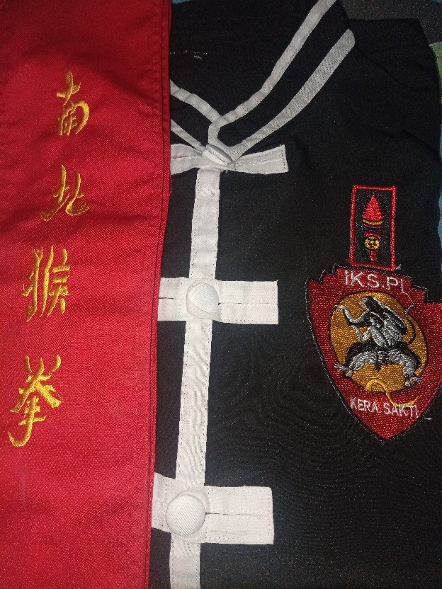 Sabuk Merah Ikspi Kera Sakti Kualitas Premium Bahan Drill