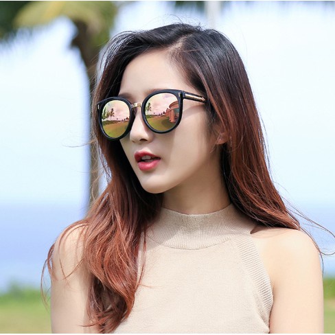 ✅ COD KUMA Kacamata Wanita Hitam Polarized Retro Coating