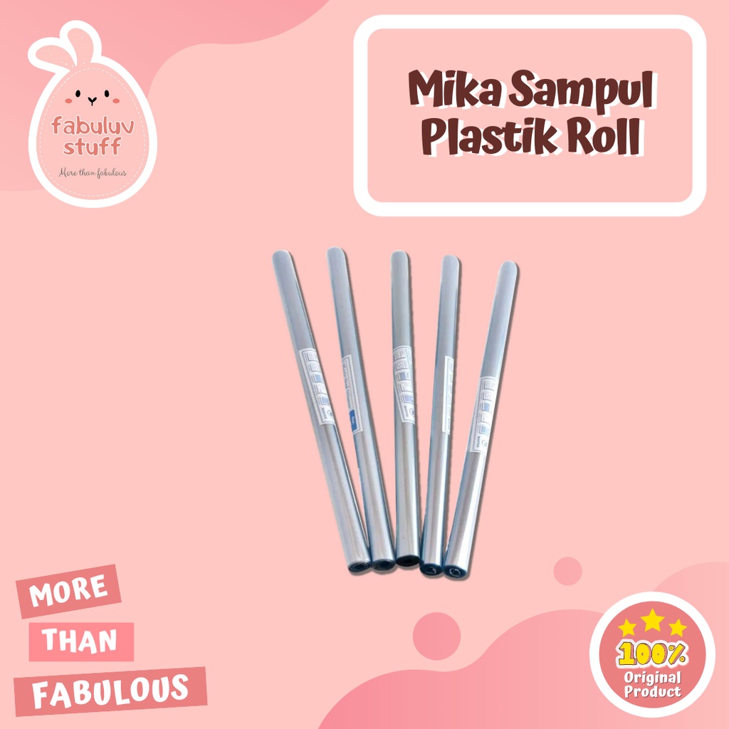 

ATK ~ Mika Sampul Buku Plastik Roll / Gulungan