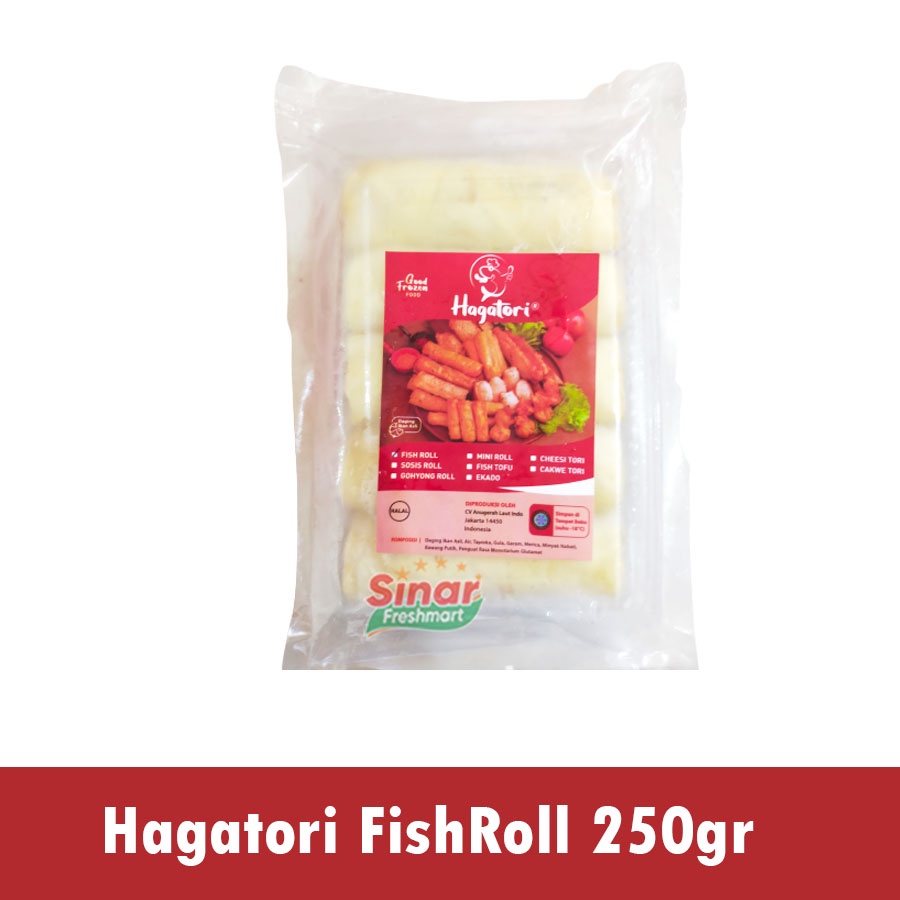 

[SINAR.FRESHMART] HAGATORI FISH ROLL FROZEN [250gr]