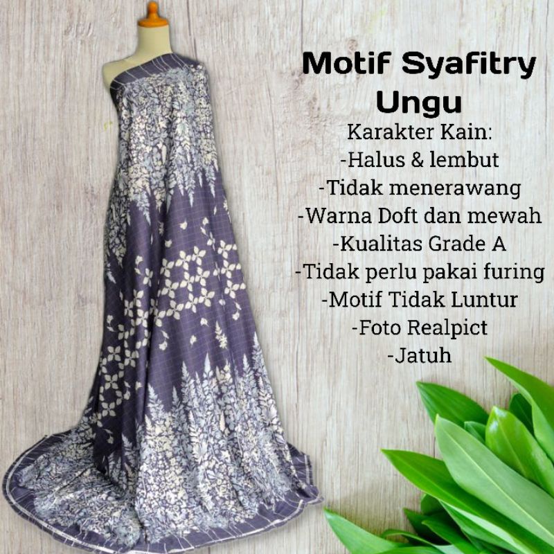 Kain Maxmara Motif Syafitry harga per setengah meter