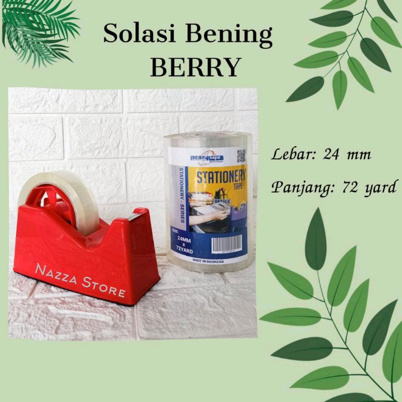 

Berry Solasi Bening 24mmx72 yard 1 roll